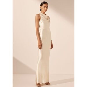 Shona Joy Cream Maxi Dress